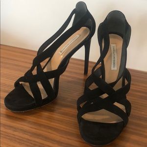 DVF Black Heels